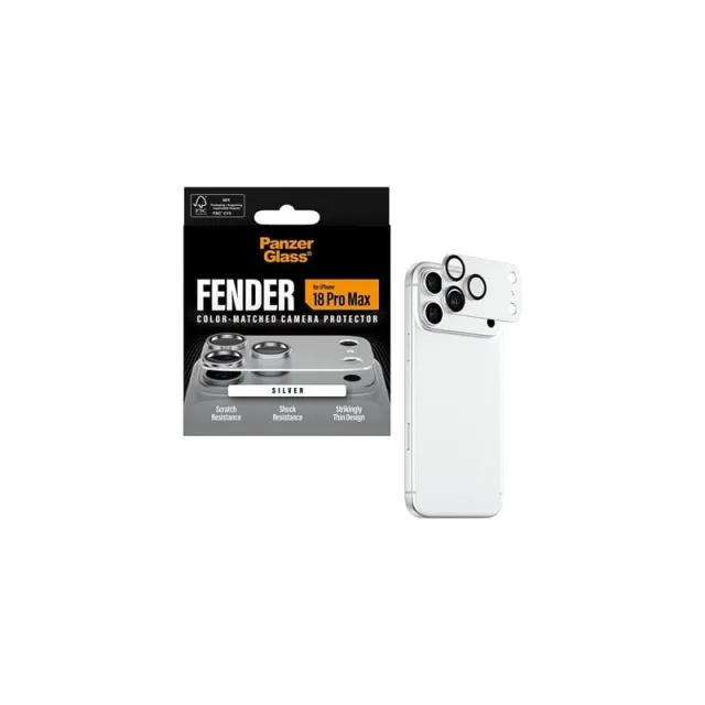 PanzerGlass Fender Camera Protector Silver Apple iPhone 18 Pro Max