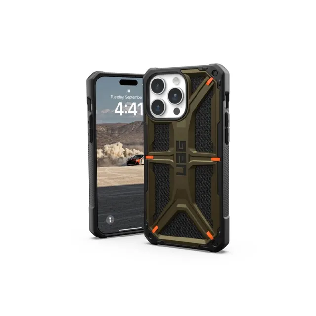 UAG Monarch kevlar element green - iPhone 15 Pro Max