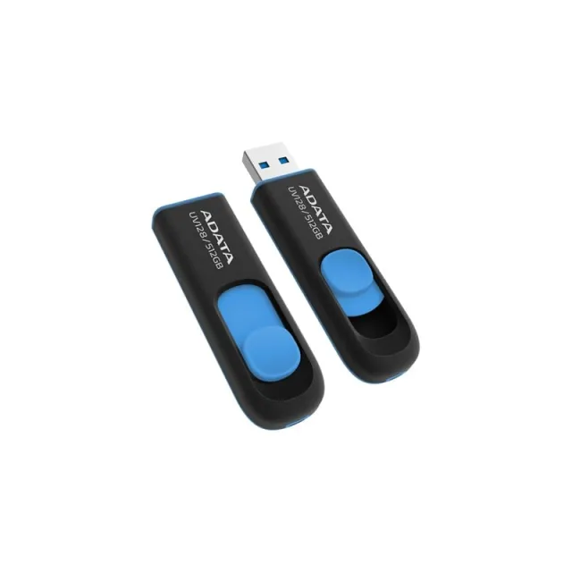 A-Data DashDrive UV128 - Sort - 512GB - USB Stick