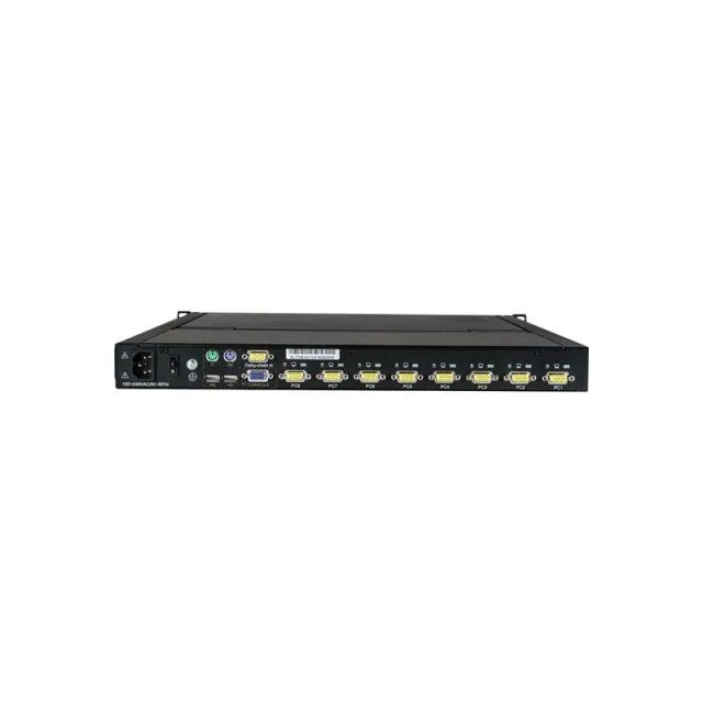 StarTech.com 8-Port Rackmount KVM Console for Server Rack - 19 in. - 1U - KVM console - 19"
