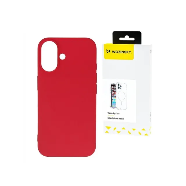 Wozinsky Silicone Case for Samsung Galaxy S25+ - Red