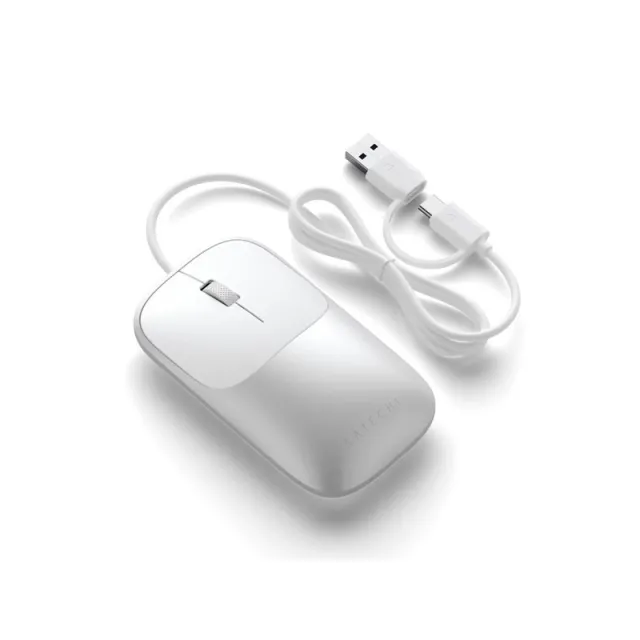 Satechi Slim LX Wired - Mus - Sølv