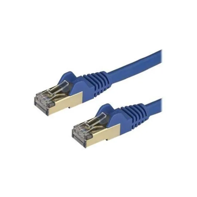 StarTech.com 1m Blue Cat6a / Cat 6a Shielded Ethernet Patch Cable 1 m - patch cable - 1 m - blue - Blå - 1m