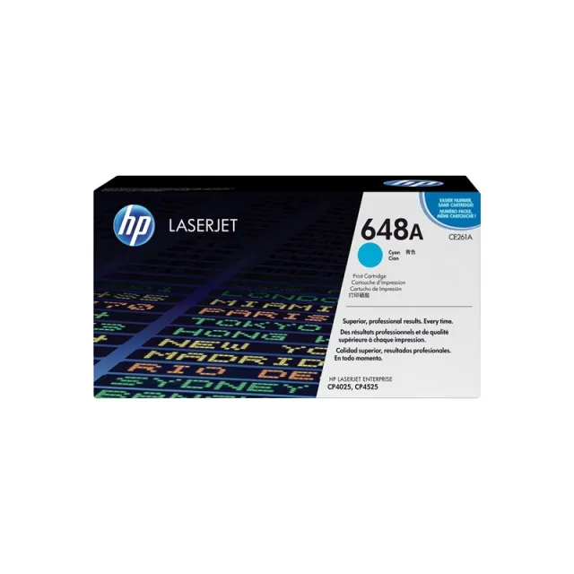 HP 648A / CE261A Cyan Toner - Lasertoner Cyan