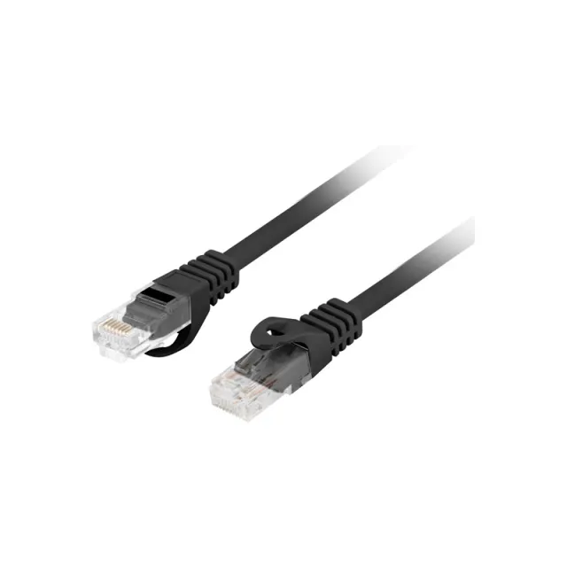 Lanberg patch cable - 2 m - black - Sort - 2m