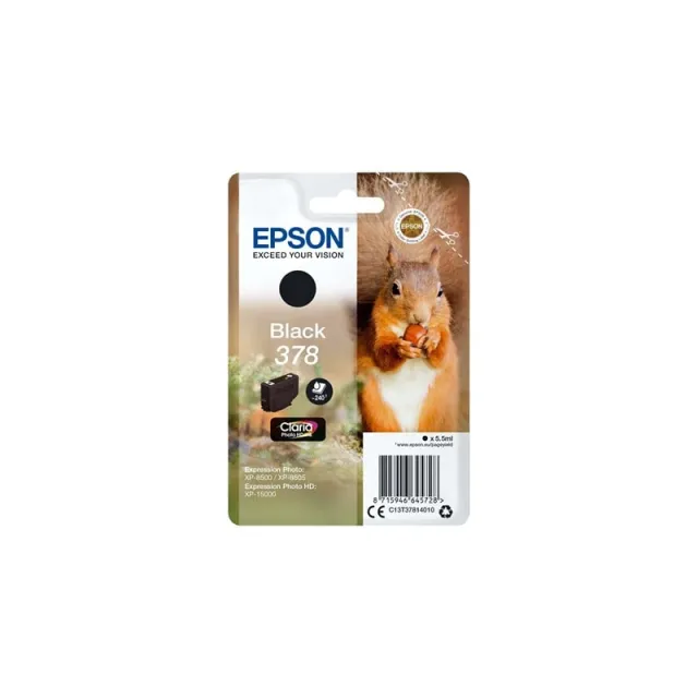 Epson 378 - sort - original - blækpatron