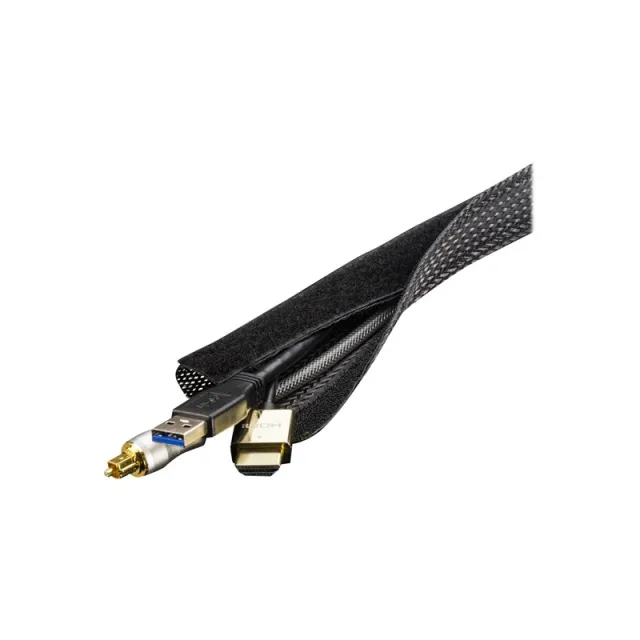 Deltaco Nylon Cable Sorting Stocking 3 m Black