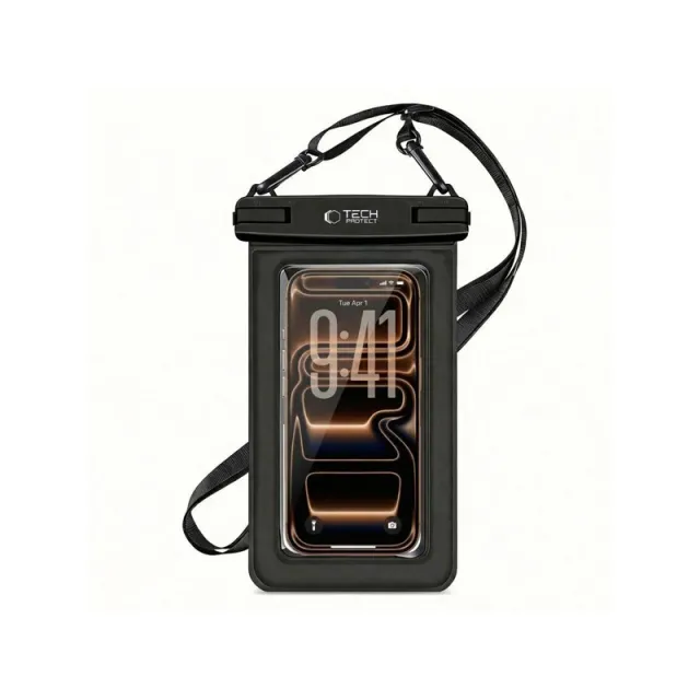 Tech-Protect UWC7 Waterproof Case 6.9" - Black