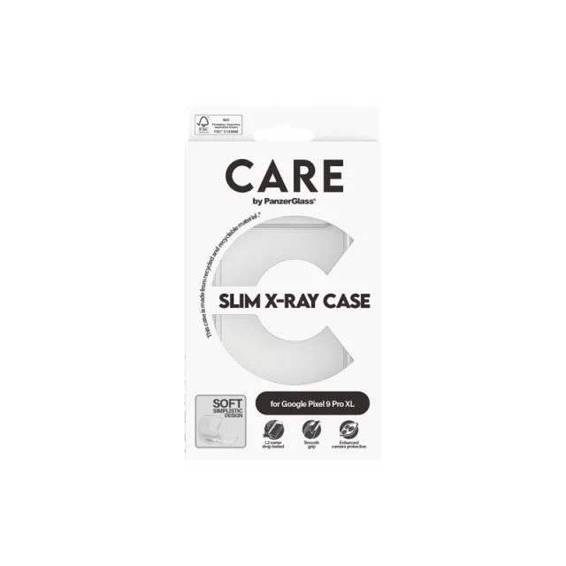 CARE by PanzerGlass Fashionable Case Transparent X-Ray Soft Basic Google Pixel 9 Pro XL