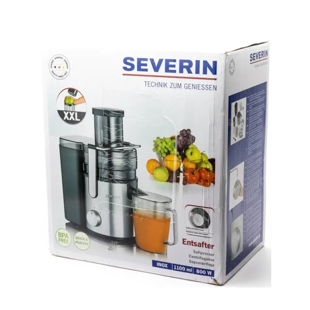 SEVERIN ES 3570 - saftpresser - rustfrit stål/sort