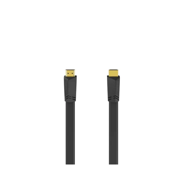 Hama HDMI Cable Ethernet Flat Black 3m