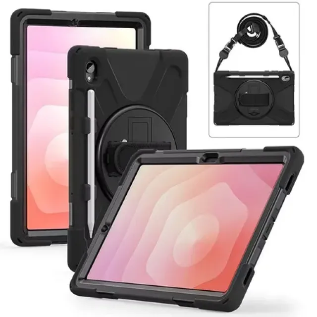 eSTUFF ES683616-BULK Tablet cover - Samsung - Polykarbonat (PC) - Stødresistent - Sort