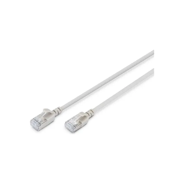 DIGITUS patch cable - 1.5 m - grey - Grå - 1m