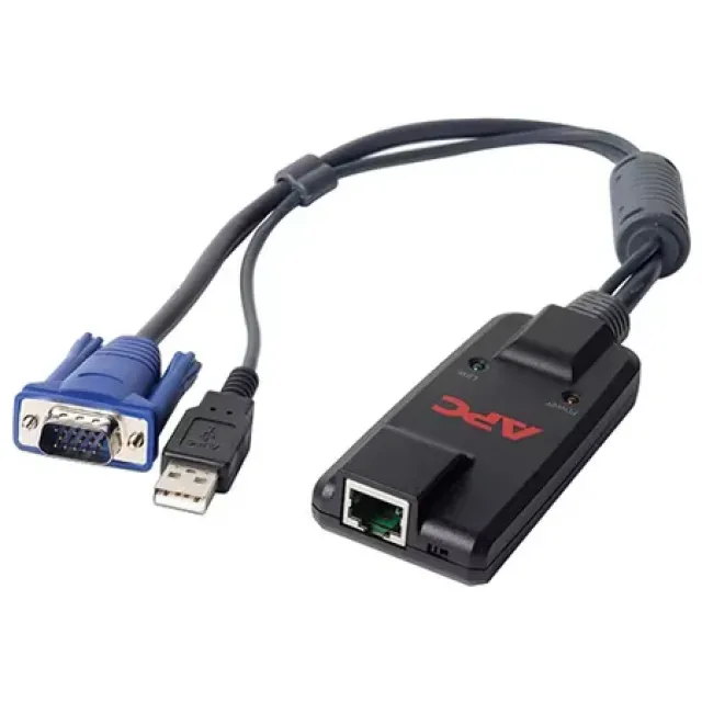 APC KVM-USBVM KVM Kabel - D-Sub, USB - RJ-45 - Sort