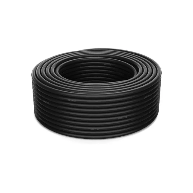DIGITUS Professional installation cable - 50 m - black RAL 9005 - Sort