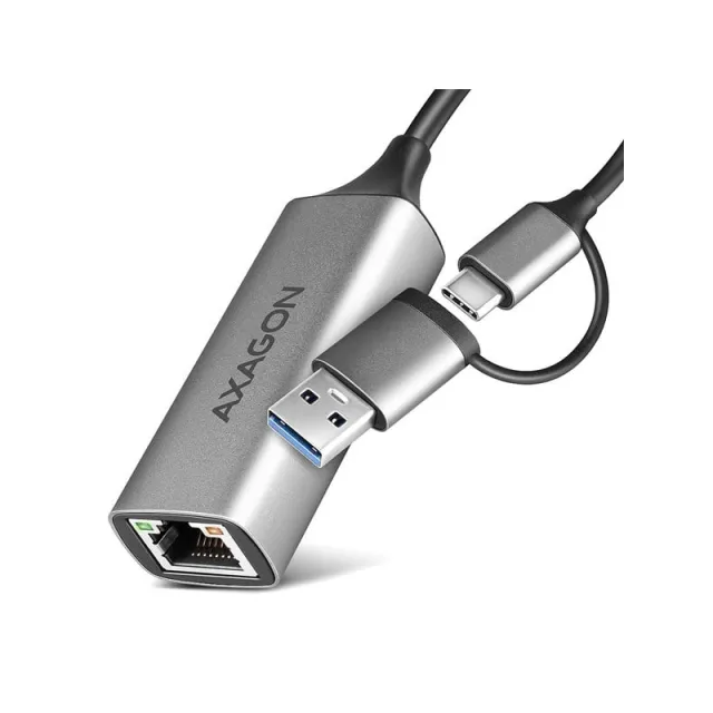 AXAGON Gigabit Ethernet-adapter USB-C+ USB-A