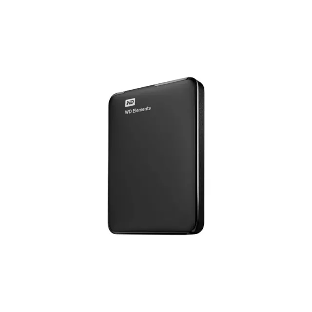 WD Elements Portable - 2TB - Ekstern Harddisk - Sort