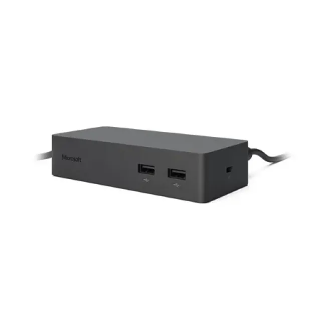 Microsoft Surface Dock 2 Dockingstation - 2x USB-A - Sort - 10,100,1000 Mbit/s - 1x LAN