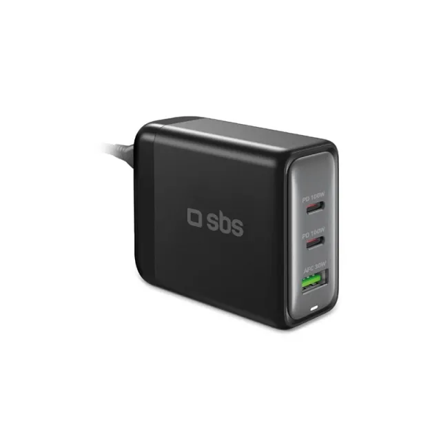 SBS 100 Watt GaN-ladestation - Sort