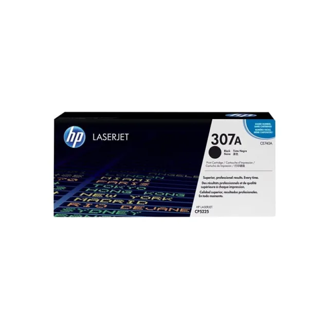 HP 307A / CE740A Black Toner - Lasertoner Sort