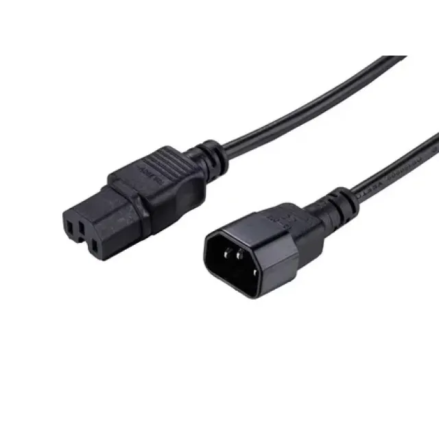 LinkIT NYEC15C14-5M-HF Strømkabel - 5 m - Sort