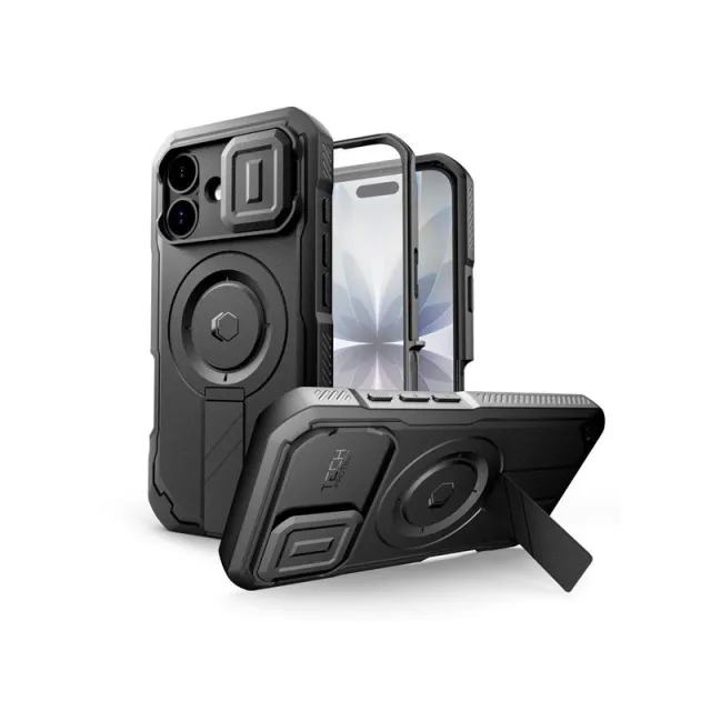 Tech-Protect Kevlar MagSafe Case for iPhone 17 - Black