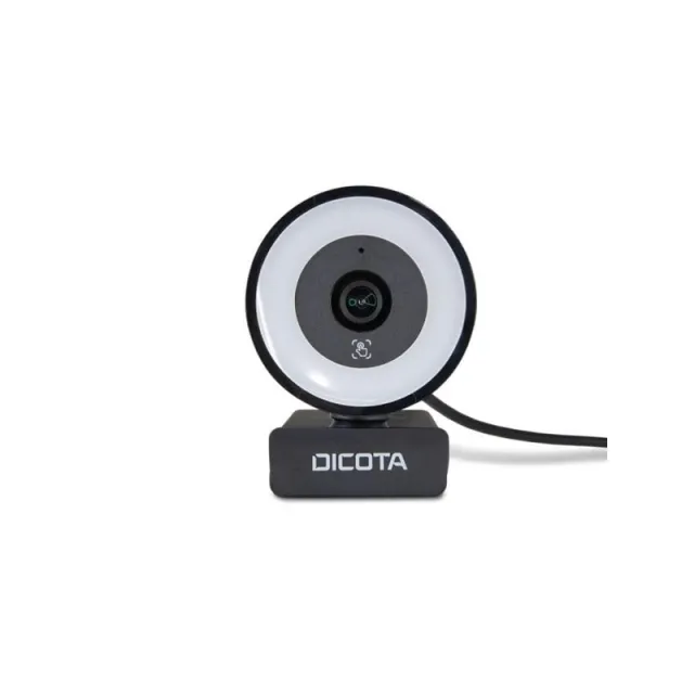 Dicota Webcam Ringlight 5MP - Autofocus | 3-Level Ring Light | USB-A