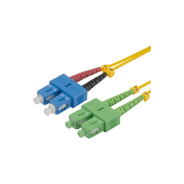 Deltaco patch cable - 1 m - yellow - Gul - 1m