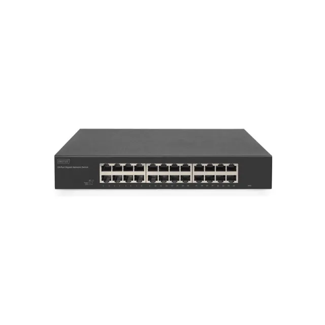DIGITUS - switch - 24 ports - unmanaged - rack-mountable