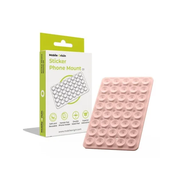 Mobile Origin Sticker Phone Mount O1 - light pink