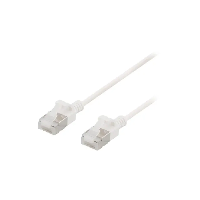 Deltaco patch cable - 2 m - white - Hvid - 2m