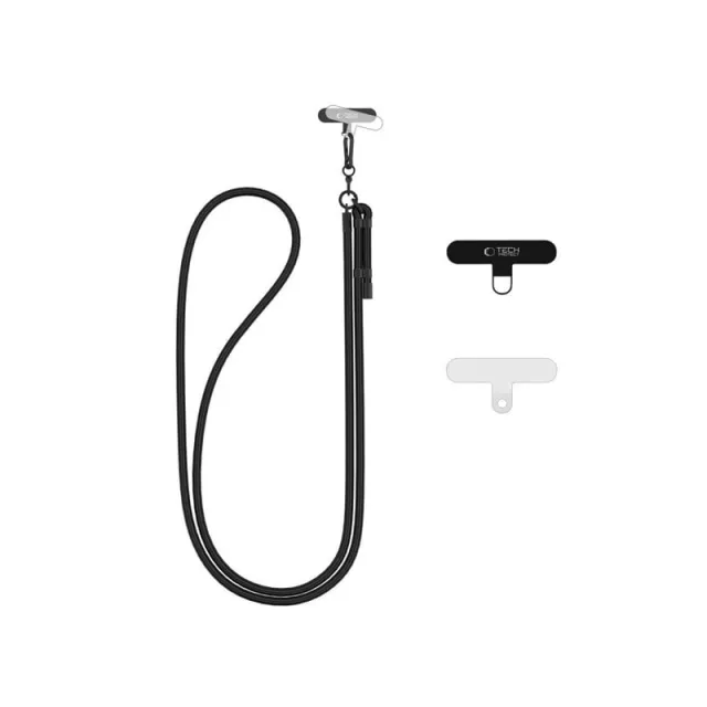 Tech-Protect C1S Rope Crossbody Strap - Black