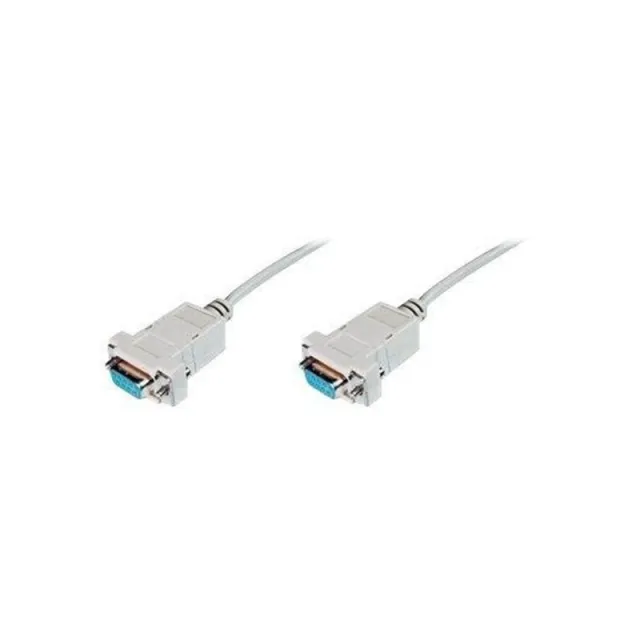 DIGITUS Zero-Modem Connection Cable - 3m - Beige - 3m