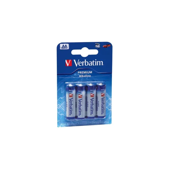 Verbatim battery - 4 x AA type - Alkaline