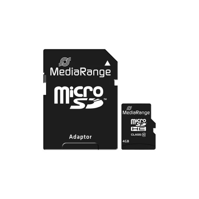 MediaRange Micro SDHD kort 4GB