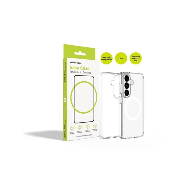Mobile Origin Easy Case MagSafe Clear - Samsung Galaxy S26