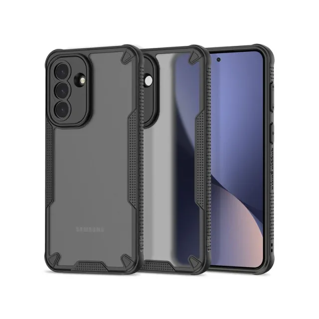 Tech-Protect  Rugged Shield Case for Samsung Galaxy A57 5G - Translucent Black