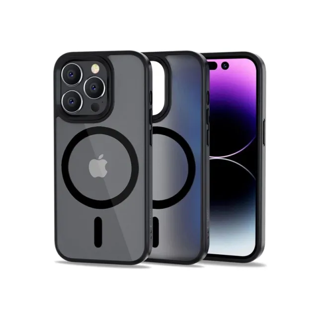 Tech-Protect  MagMat MagSafe Case for iPhone 14 Pro - Matte Black
