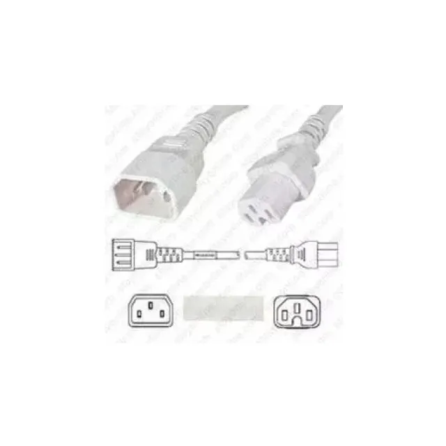 LinkIT NYEC15C14-3M-W Strømkabel - 3 m