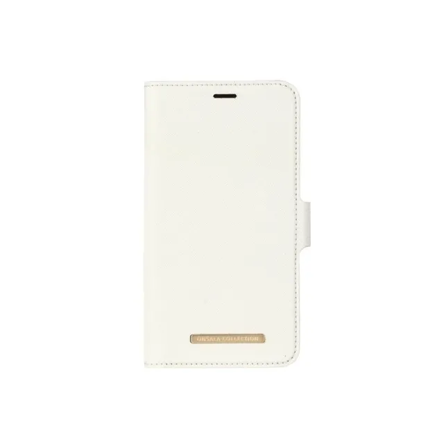 ONSALA Mobile Wallet Saffiano White iPhoneXR