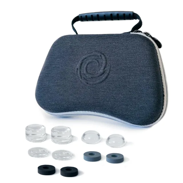 Oniverse Controller Case With 10 Accessories 4 Rings + 6 Silicon Cap - Grey Konsol Tilbehør - GEEKD.dk