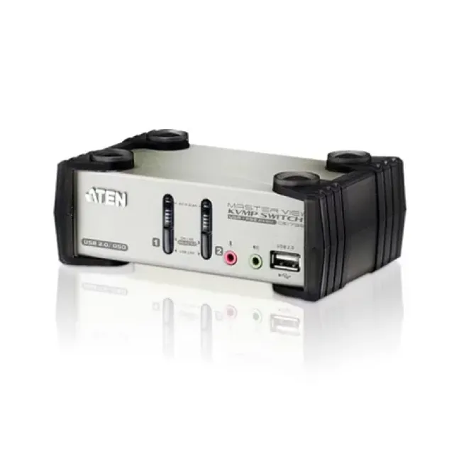 Aten CS1732B-A7-G KVM-switch - VGA - USB, PS/2 - USB, PS/2 - Grå
