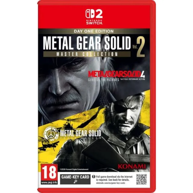 Metal Gear Solid: Master Collection Vol. 2  -  Day One Edition  -  Nintendo Switch 2 Spil - GEEKD.dk