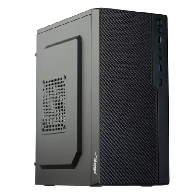 AKYGA AK36BK - Sort - Flex-ATX, micro ATX, Mini-ITX Kabinet