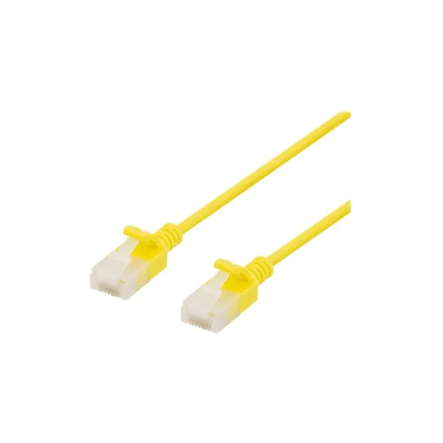 Deltaco patch cable - 50 cm - yellow - Gul - 0.5m