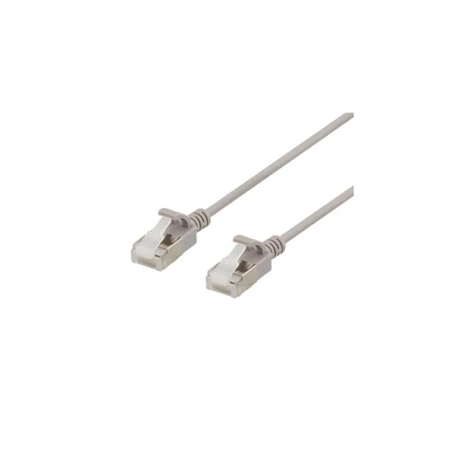 Deltaco patch cable - 1.5 m - grey - Grå - 1m