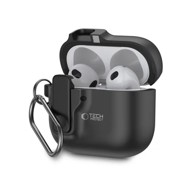 Tech-Protect Slim Hook Case for AirPods 4 - Black