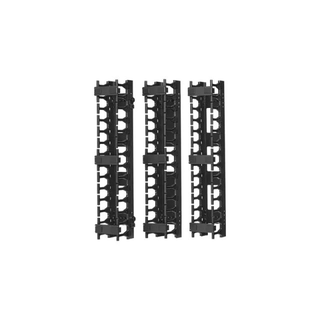 Tripp Lite Open Frame Rack 6ft Vertical Cable Manager 3in Wide - rack cable management duct with cover