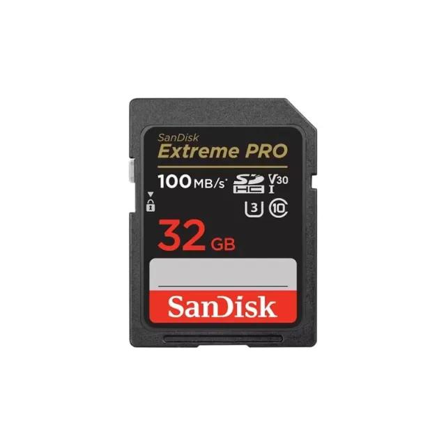 SANDISK Extreme PRO SD - 100MB/s - 32GB