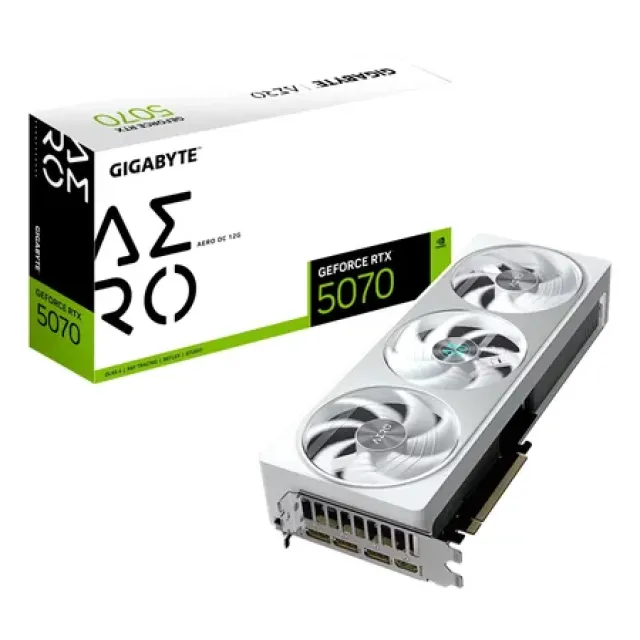 GIGABYTE GeForce RTX 5070 AERO OC 12GB GDDR7 Grafikkort